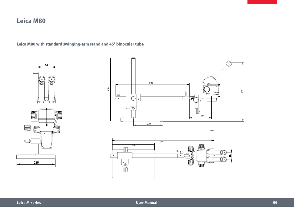 Leica m80 | Leica Biosystems M80 User Manual | Page 59 / 65