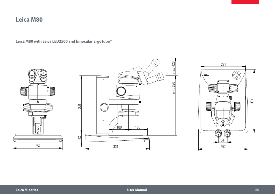 Leica m80 | Leica Biosystems M80 User Manual | Page 60 / 65