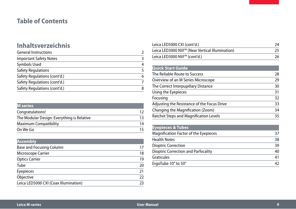 Leica Biosystems M80 User Manual | Page 9 / 65