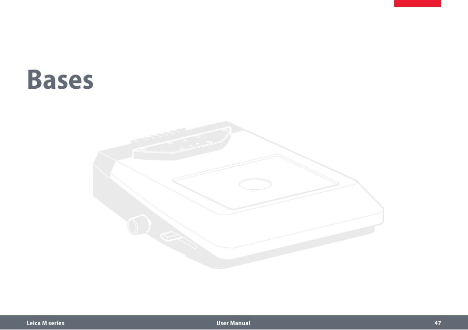 Bases | Leica Biosystems M165 C B User Manual | Page 47 / 57