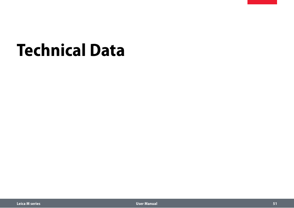 Technical data | Leica Biosystems M165 C B User Manual | Page 51 / 57