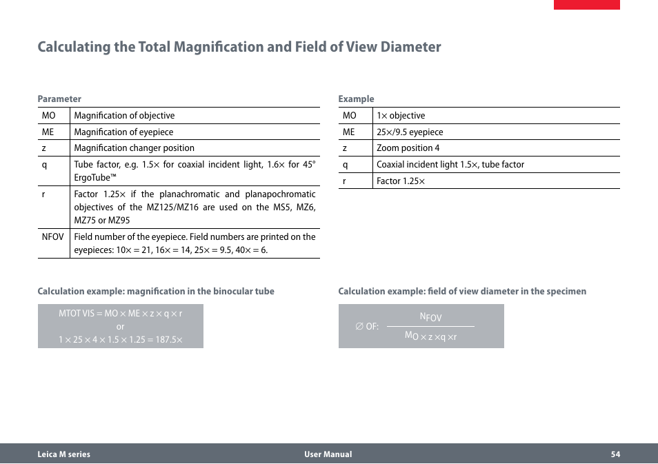 Leica Biosystems M165 C B User Manual | Page 54 / 57