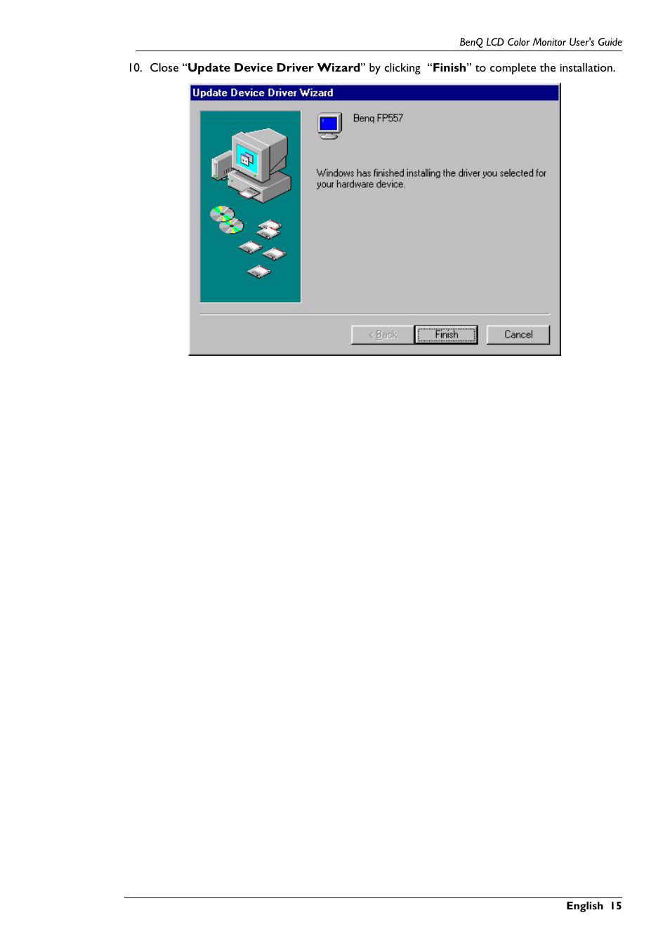 BenQ FP567 User Manual | Page 16 / 43