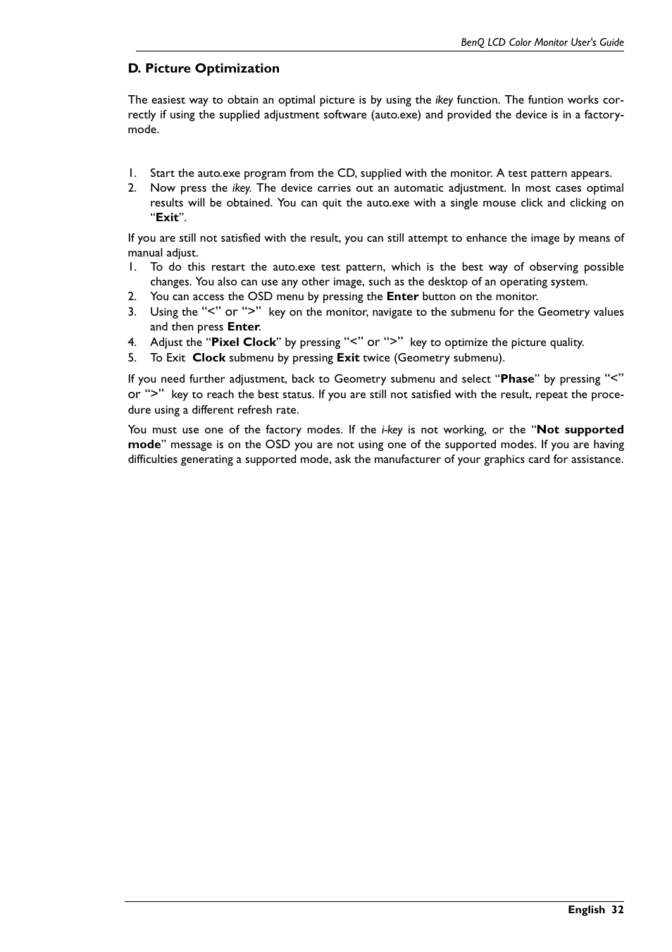 BenQ FP567 User Manual | Page 33 / 43