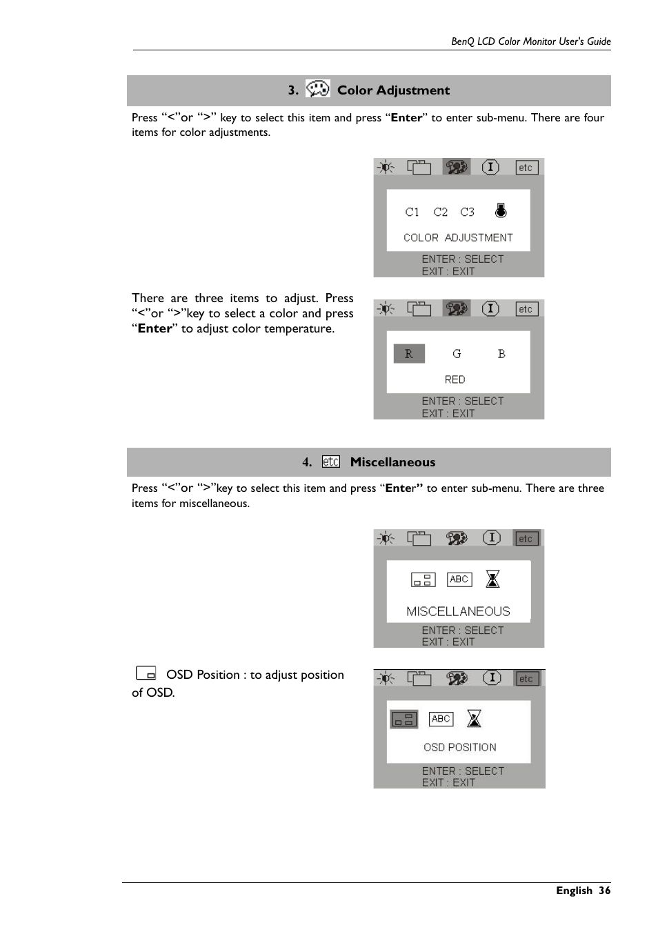 BenQ FP567 User Manual | Page 37 / 43