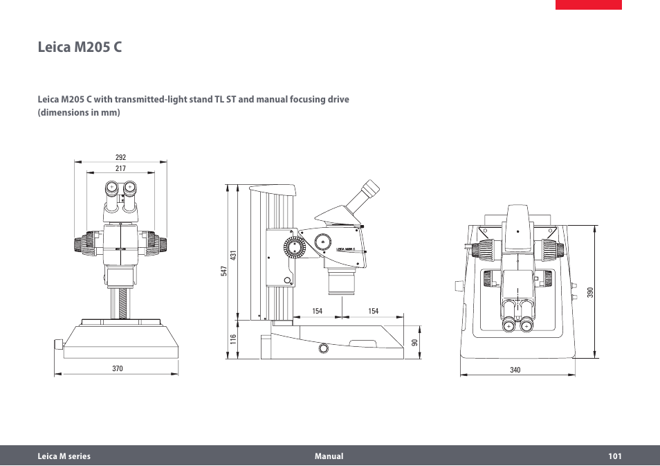 Leica m205 c | Leica Biosystems M205A User Manual | Page 101 / 114