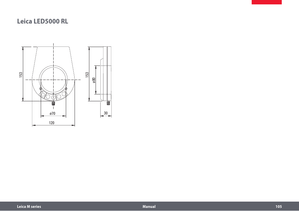 Leica led5000 rl | Leica Biosystems M205A User Manual | Page 105 / 114