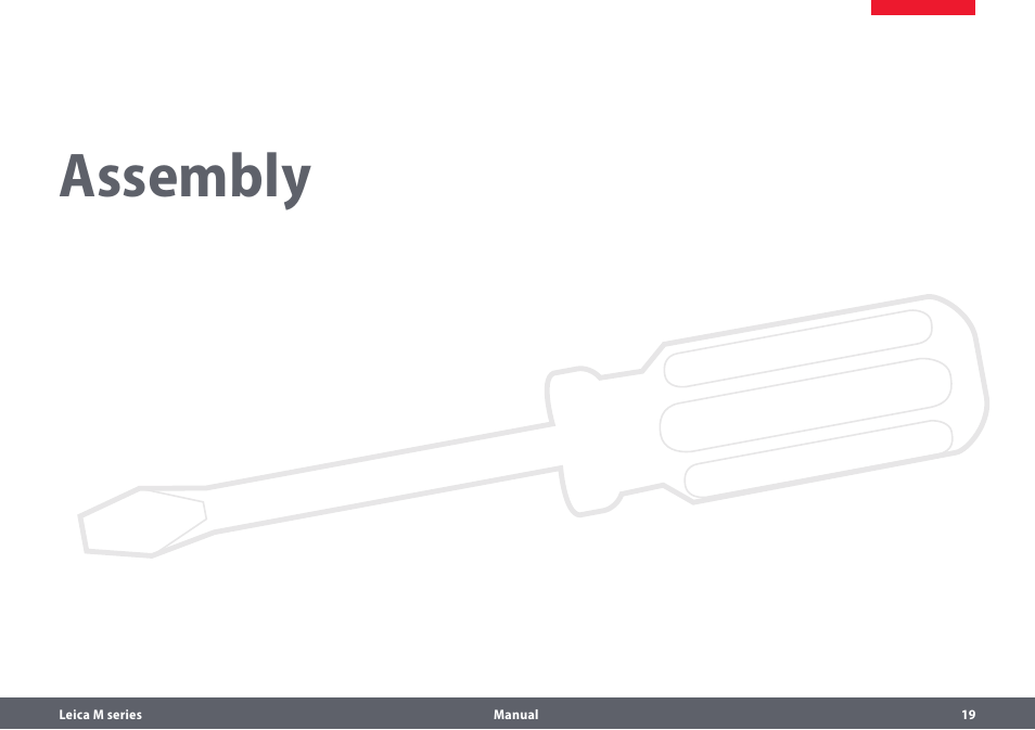 Assembly | Leica Biosystems M205A User Manual | Page 19 / 114