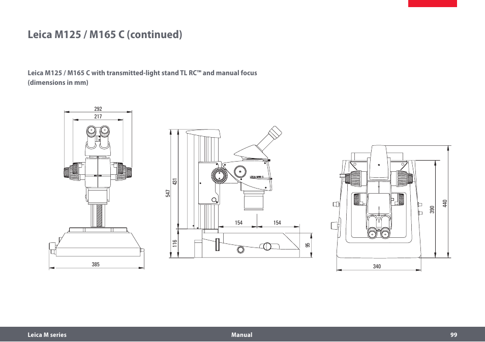 Leica Biosystems M205A User Manual | Page 99 / 114