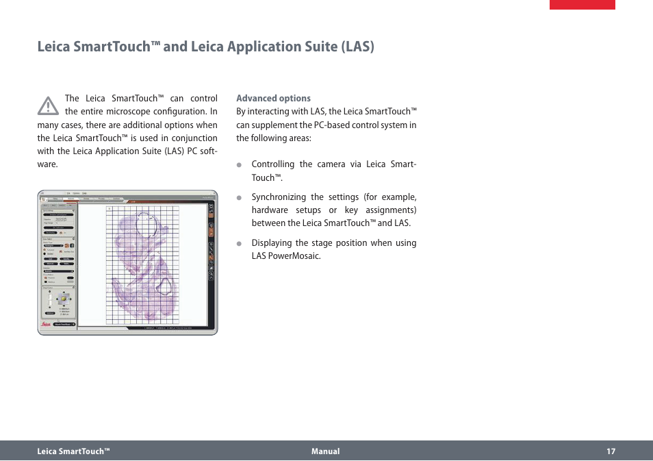 Leica Biosystems SmartTouch User Manual | Page 17 / 82