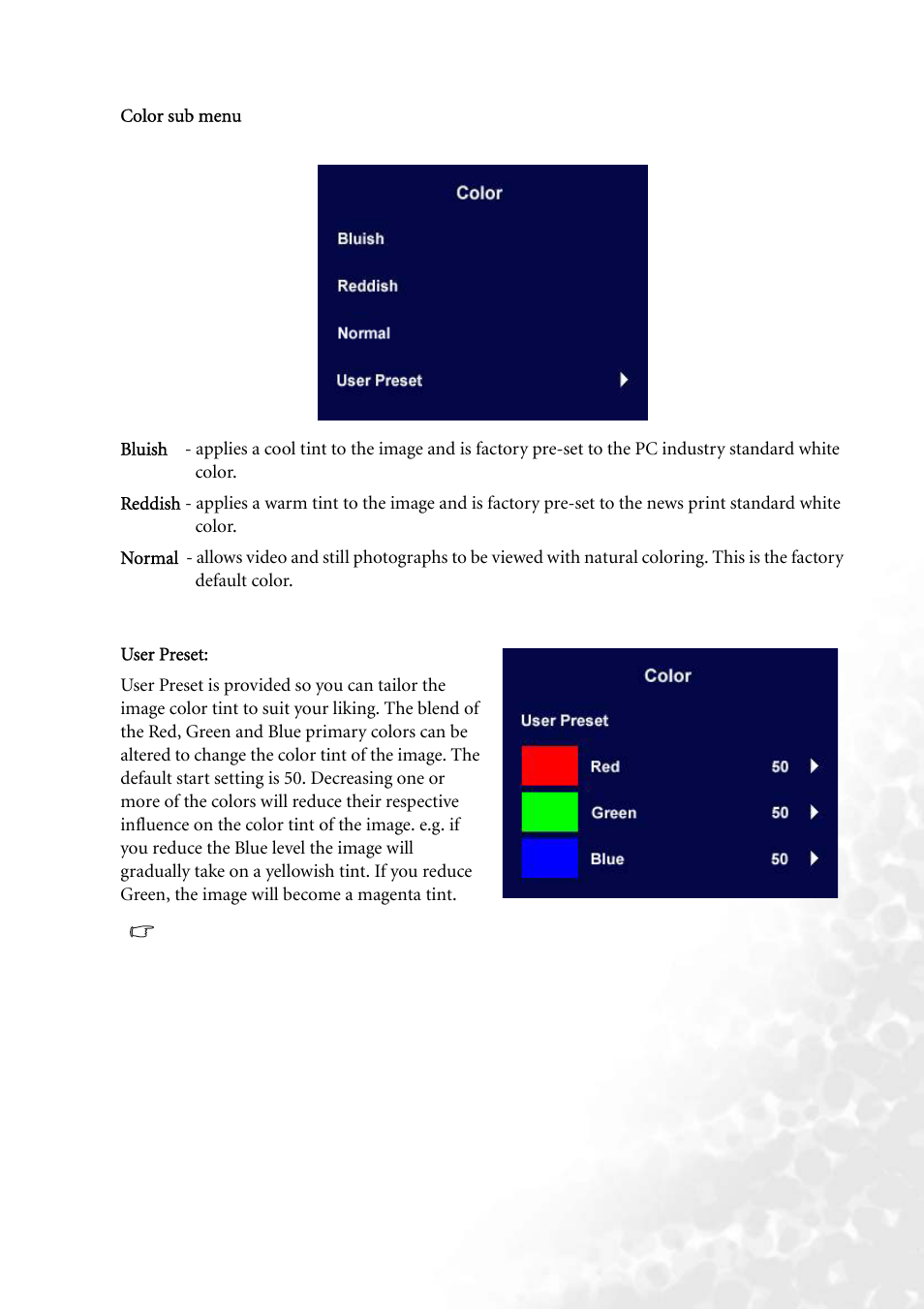 BenQ FP202W User Manual | Page 24 / 34