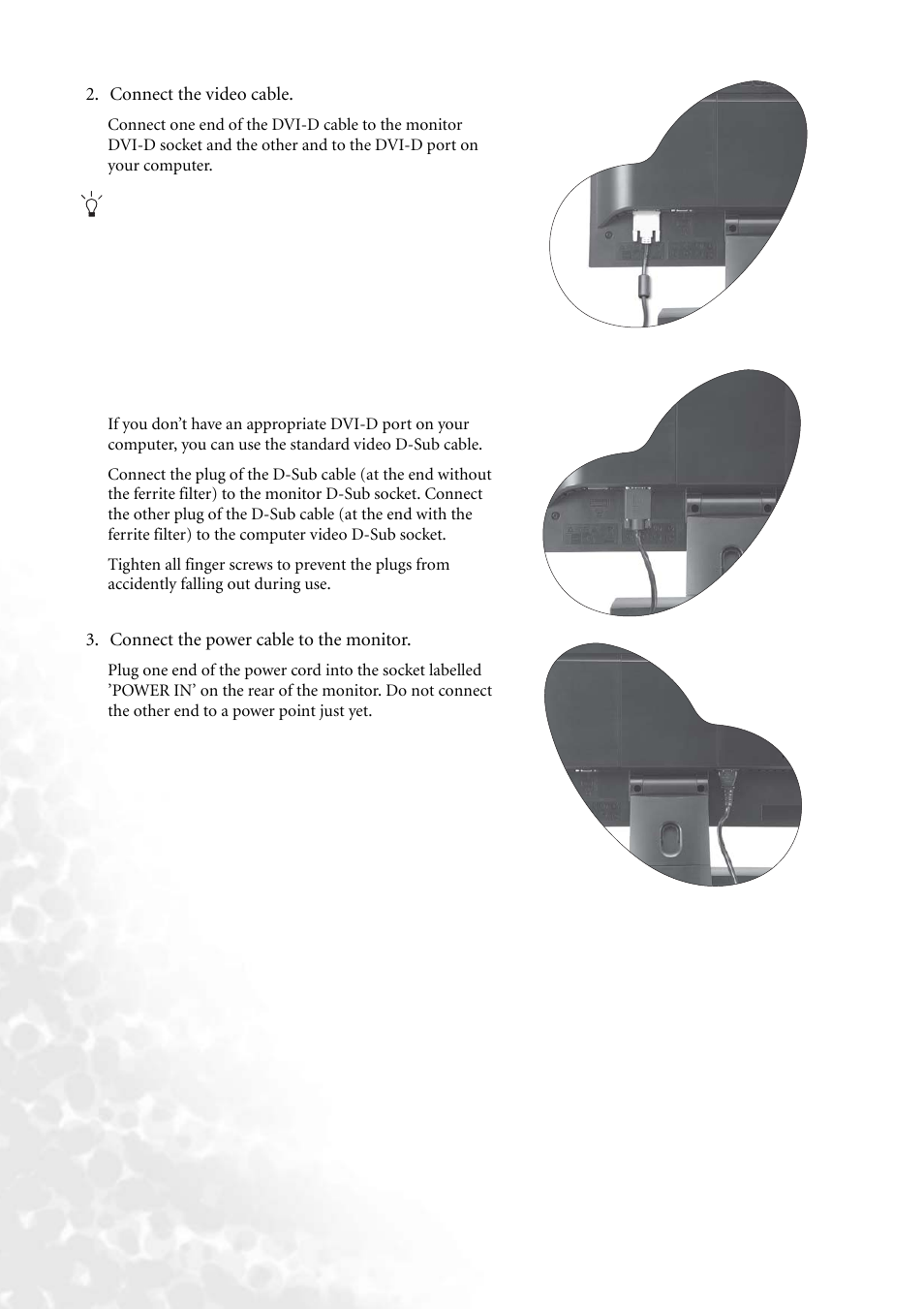 BenQ FP202W User Manual | Page 7 / 34