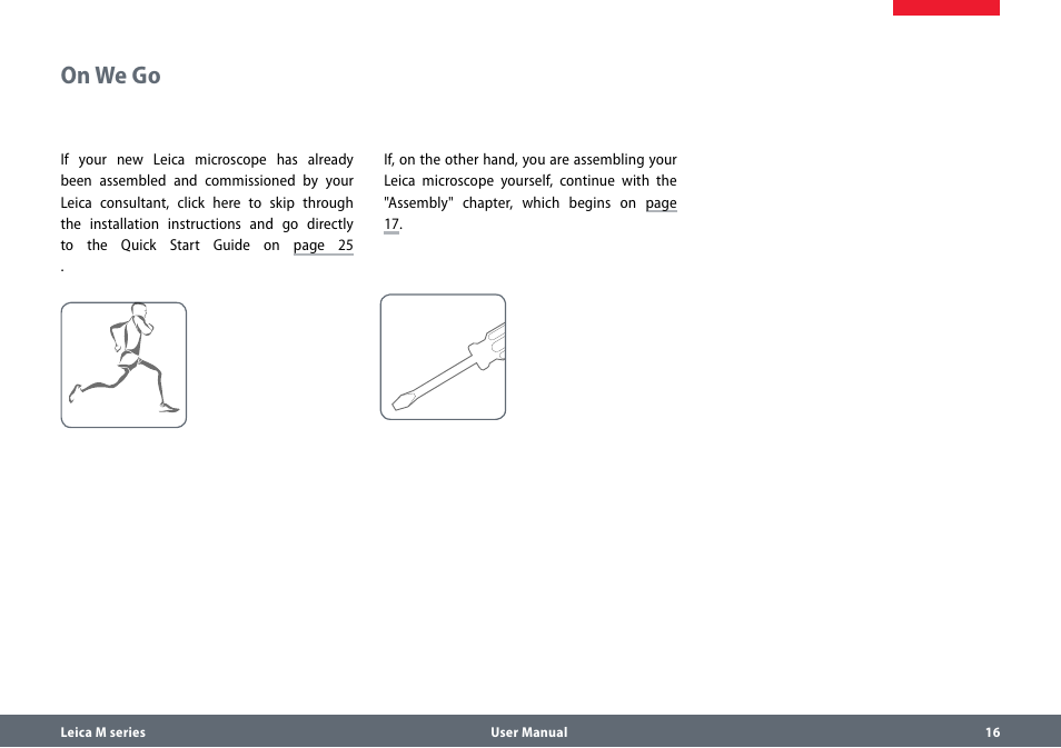 On we go | Leica Biosystems M80 B User Manual | Page 16 / 56