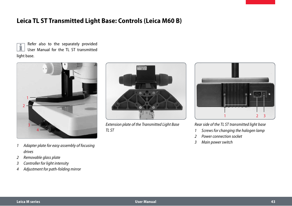 Leica Biosystems M80 B User Manual | Page 43 / 56
