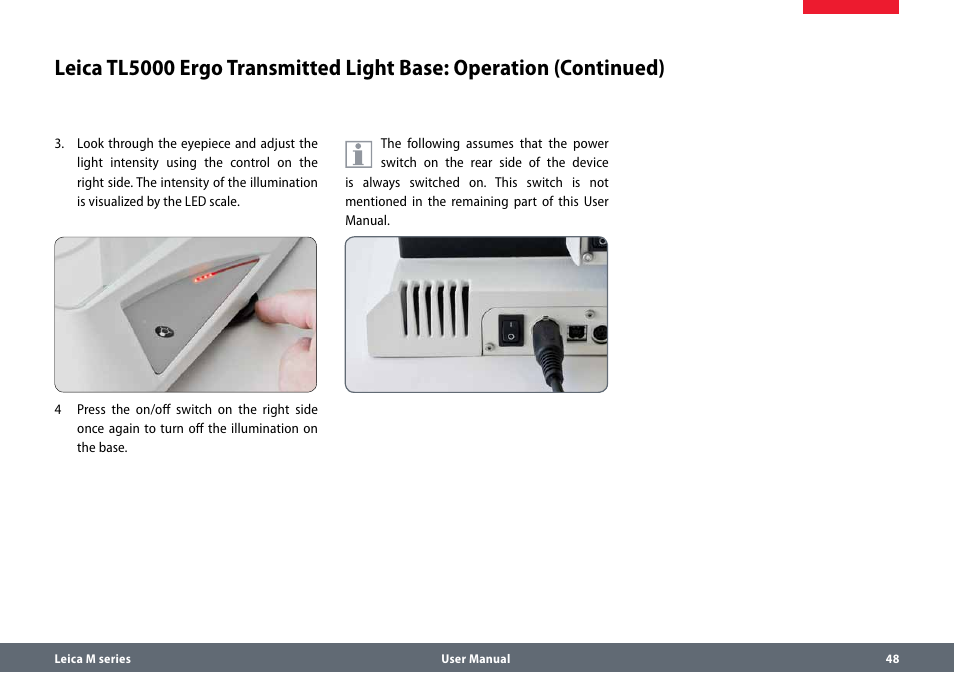 Leica Biosystems M80 B User Manual | Page 48 / 56