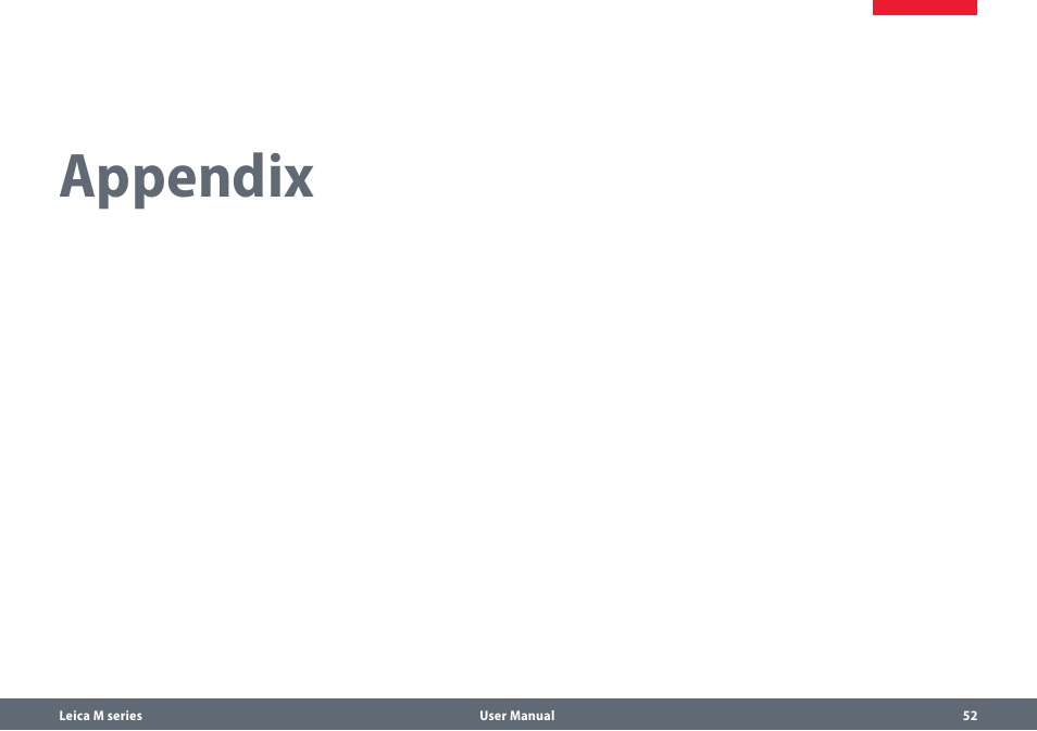 Appendix | Leica Biosystems M80 B User Manual | Page 52 / 56