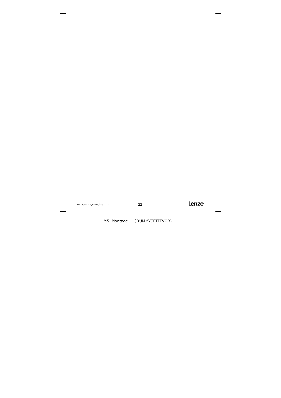 Lenze p300 Mounting Instructions User Manual | Page 11 / 12