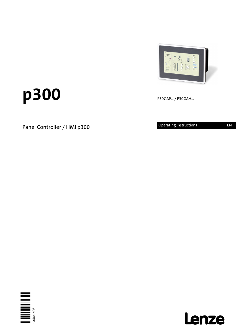 Lenze p300 Operating Instructions User Manual | 37 pages