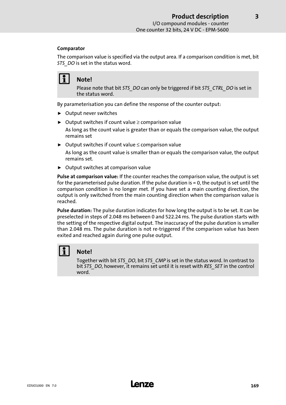 Lenze I/O system 1000 System Manual User Manual | Page 169 / 744