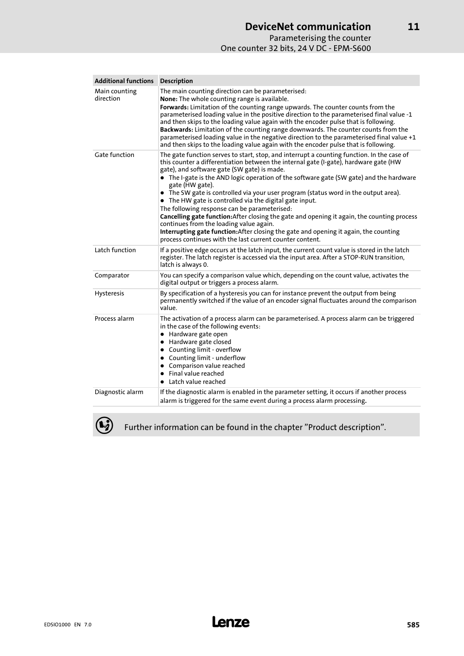 Devicenet communication | Lenze I/O system 1000 System Manual User Manual | Page 585 / 744