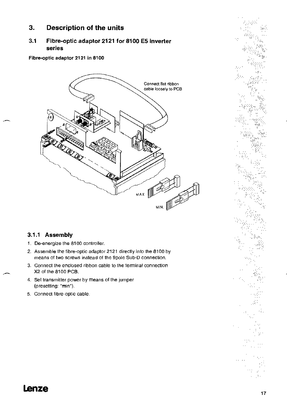 Lanze | Lenze 2126IB LECOM-Li User Manual | Page 19 / 29