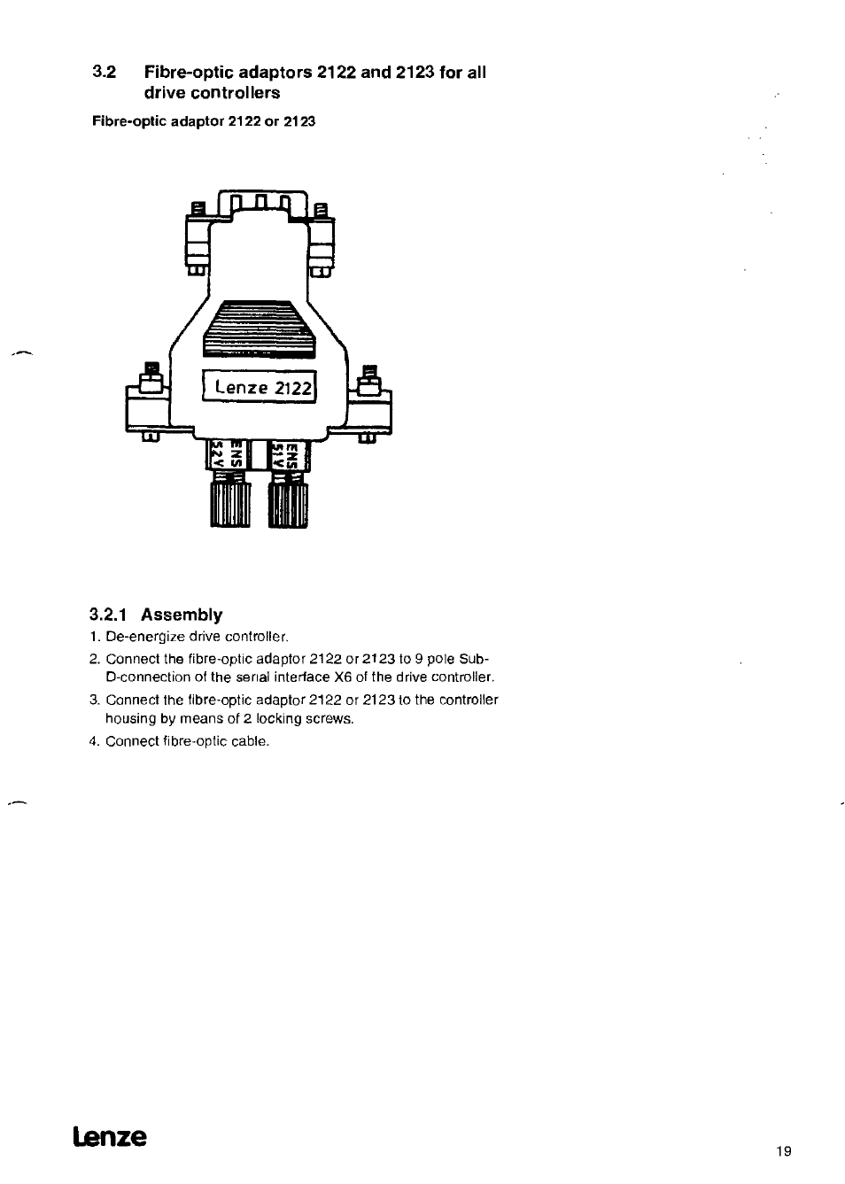 Lanze | Lenze 2126IB LECOM-Li User Manual | Page 21 / 29