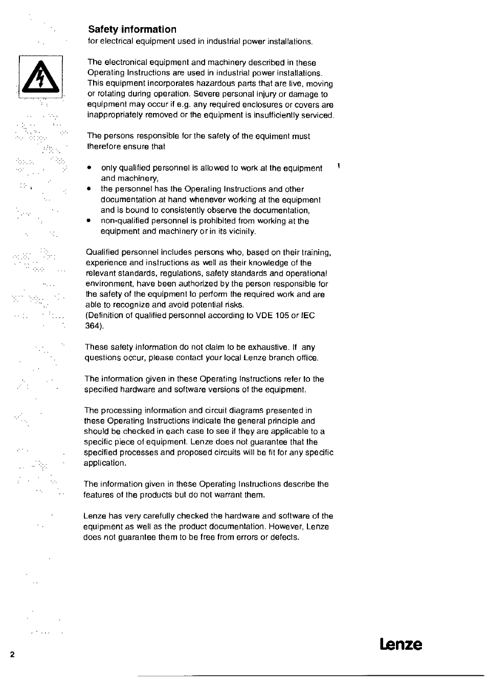 Lanze | Lenze 2126IB LECOM-Li User Manual | Page 4 / 29