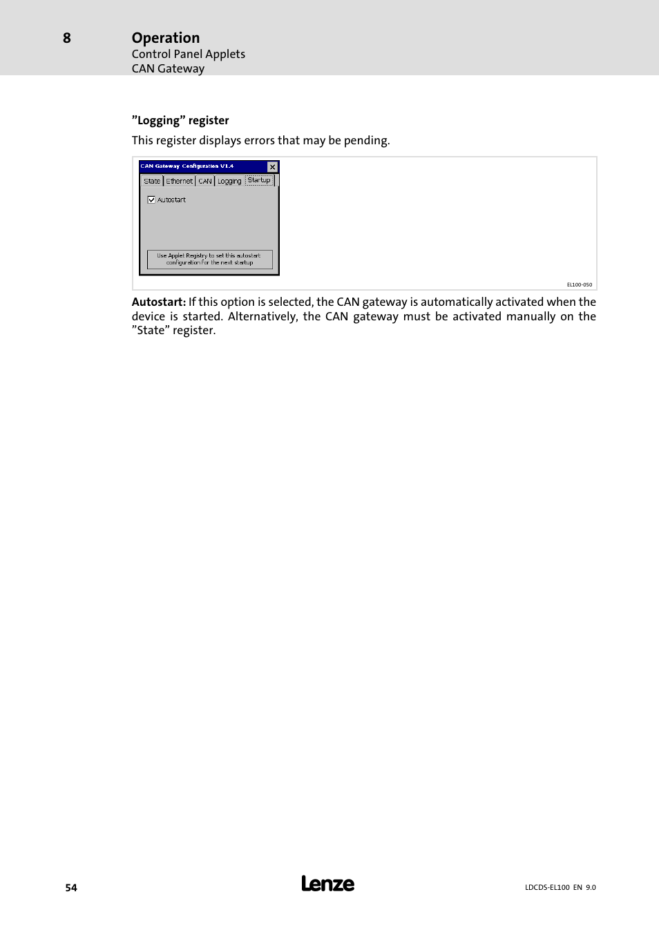 Lenze HMI for visualisation / with control technology User Manual | Page 54 / 96