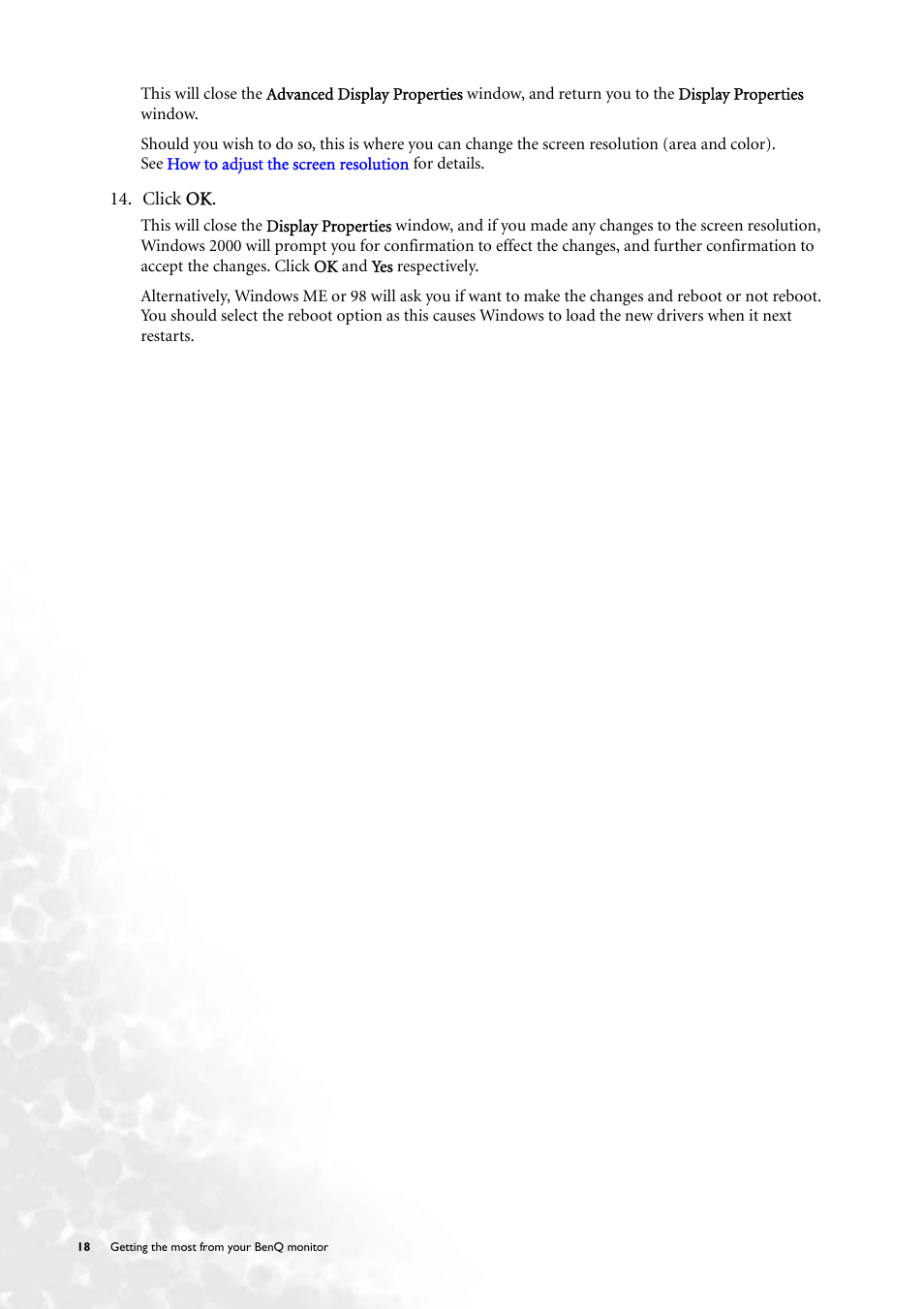 BenQ FP71V+ User Manual | Page 18 / 38