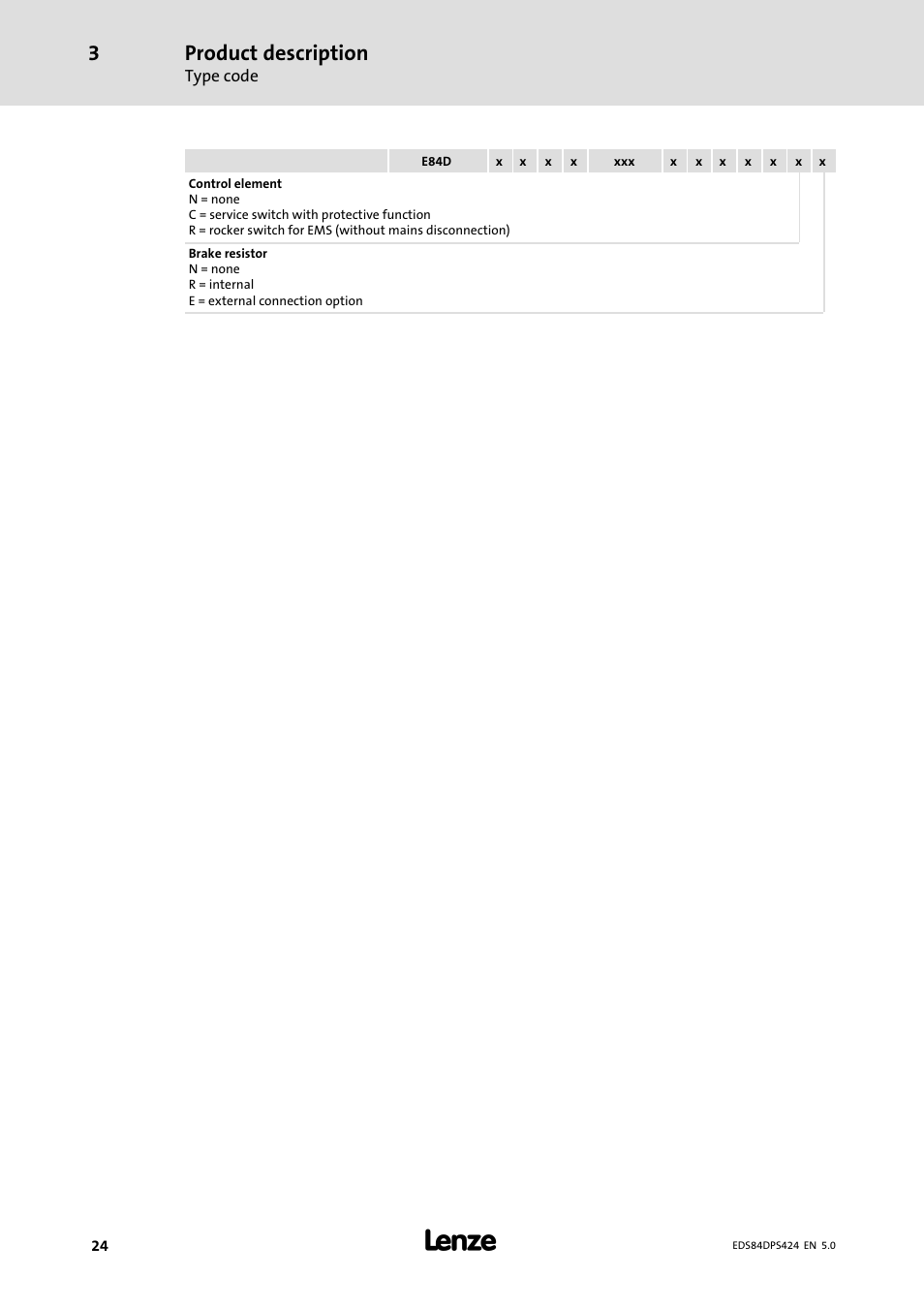 Product description | Lenze 8400 protec Manual User Manual | Page 24 / 198