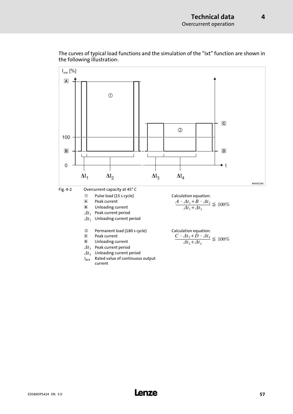 Technical data, 3d t | Lenze 8400 protec Manual User Manual | Page 57 / 198