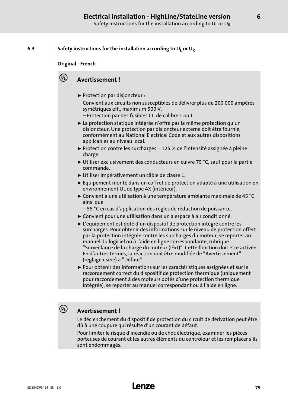 Lenze 8400 protec Manual User Manual | Page 79 / 198