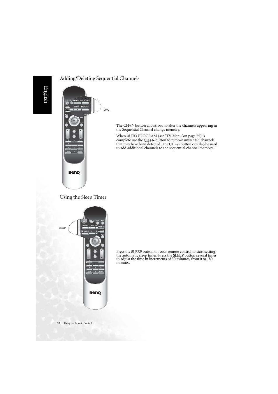 Eng lish | BenQ DV2050 User Manual | Page 26 / 42