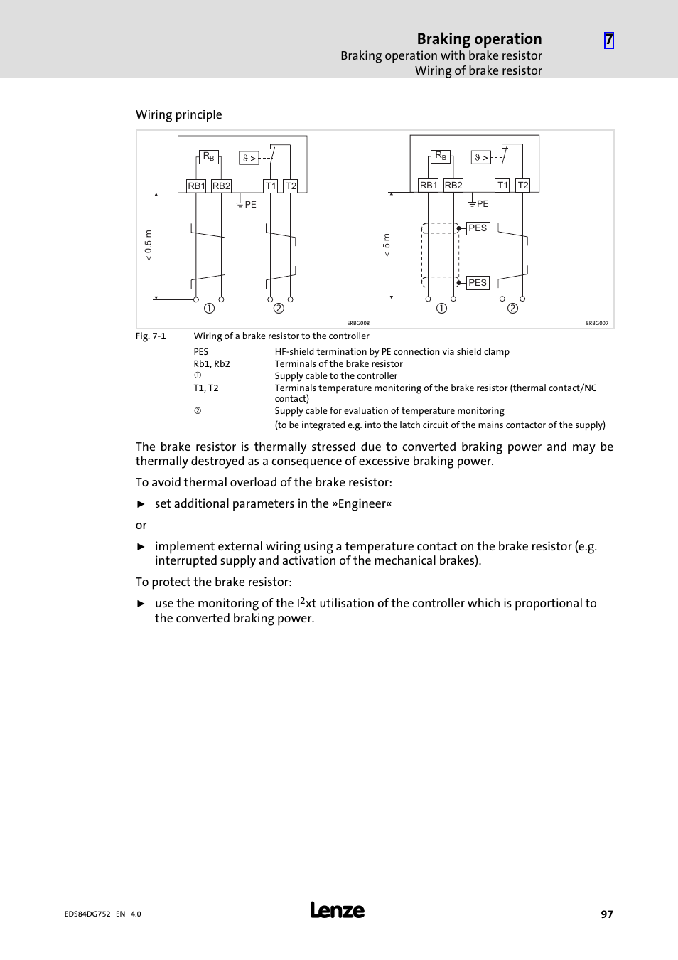 Braking operation | Lenze 8400 motec Manual User Manual | Page 97 / 121