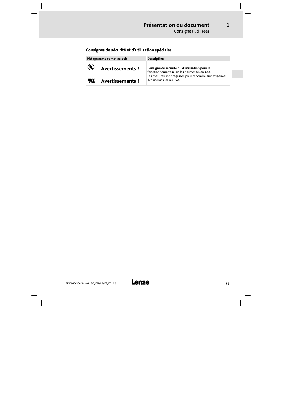 Lenze 8400 motec Mounting Instructions User Manual | Page 69 / 164