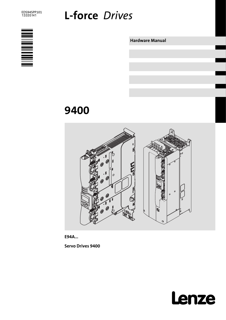 Lenze 9400 Manual User Manual | 584 pages