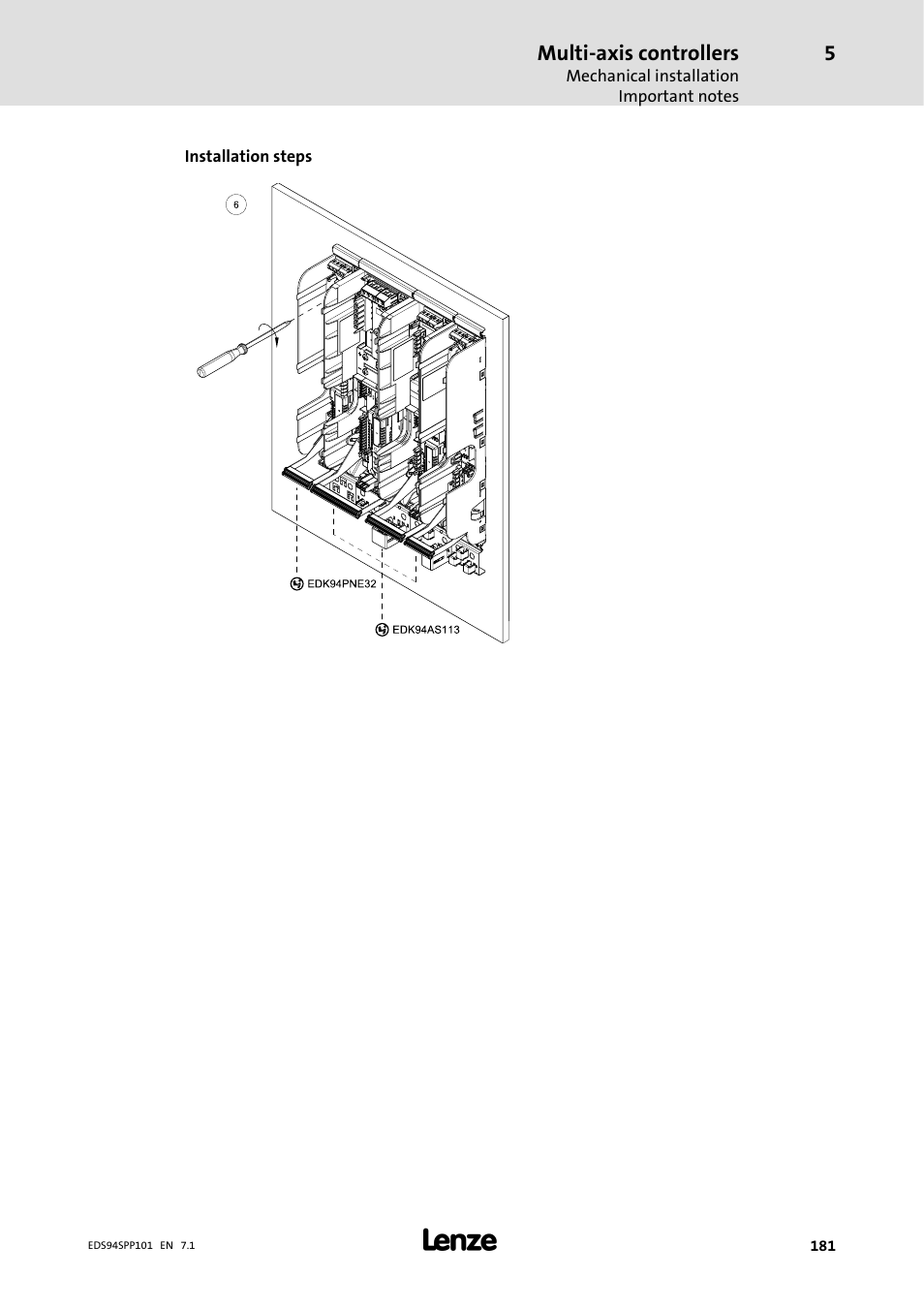 Lenze 9400 Manual User Manual | Page 181 / 584