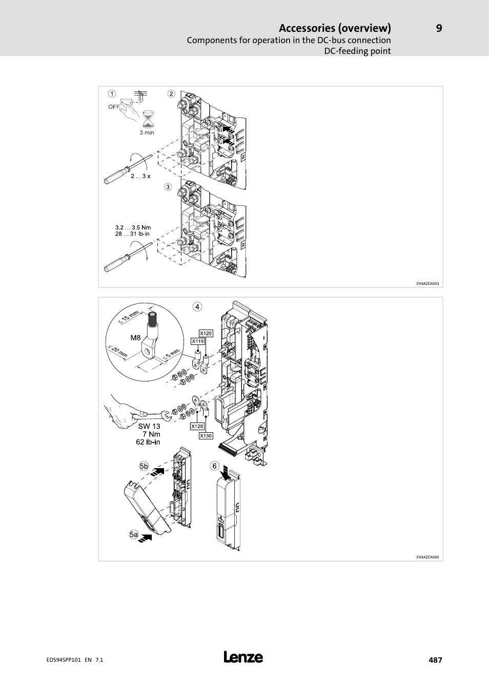 Accessories (overview) | Lenze 9400 Manual User Manual | Page 487 / 584