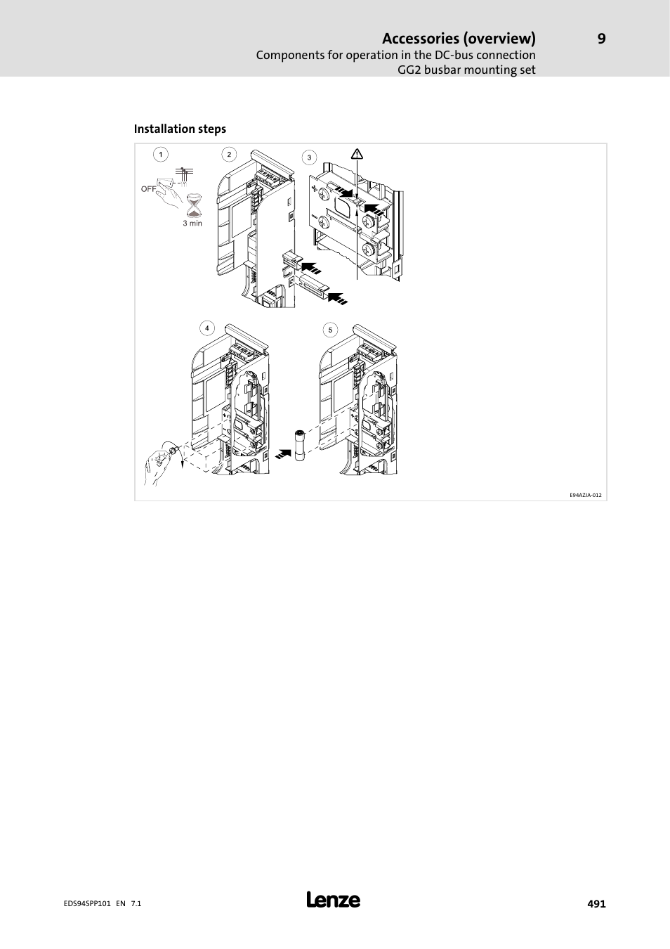 Accessories (overview) | Lenze 9400 Manual User Manual | Page 491 / 584