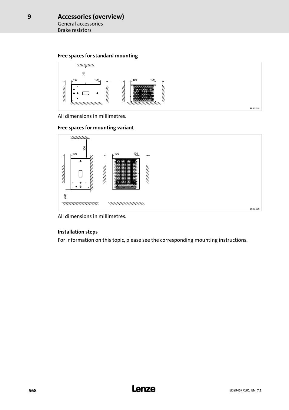 Accessories (overview) | Lenze 9400 Manual User Manual | Page 570 / 584