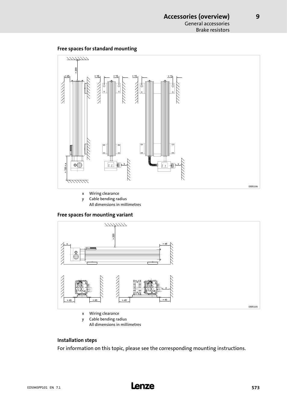 Accessories (overview) | Lenze 9400 Manual User Manual | Page 575 / 584