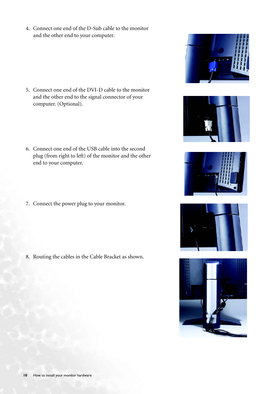 BenQ FP231W User Manual | Page 10 / 37