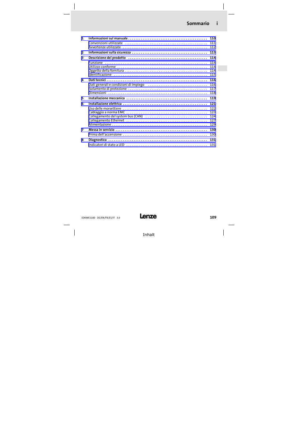 Lenze EMF2180IB EthernetCAN User Manual | Page 109 / 134
