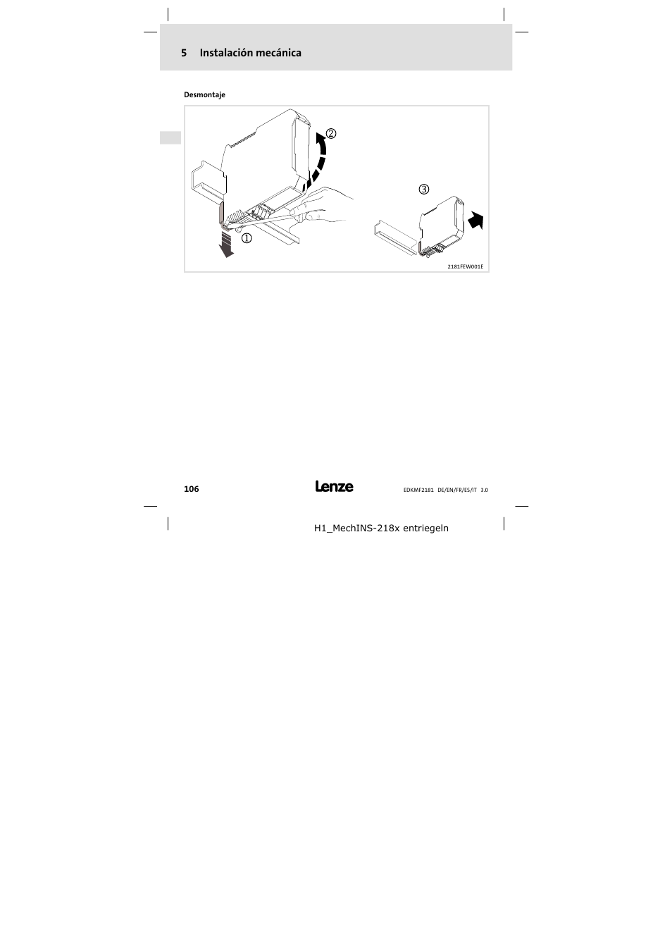 Lenze EMF2181IB User Manual | Page 106 / 154