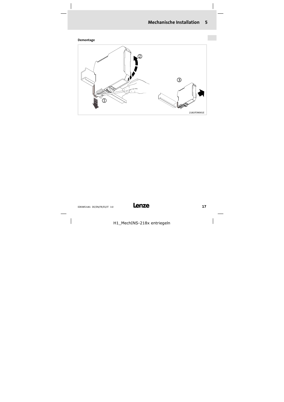 Lenze EMF2181IB User Manual | Page 17 / 154