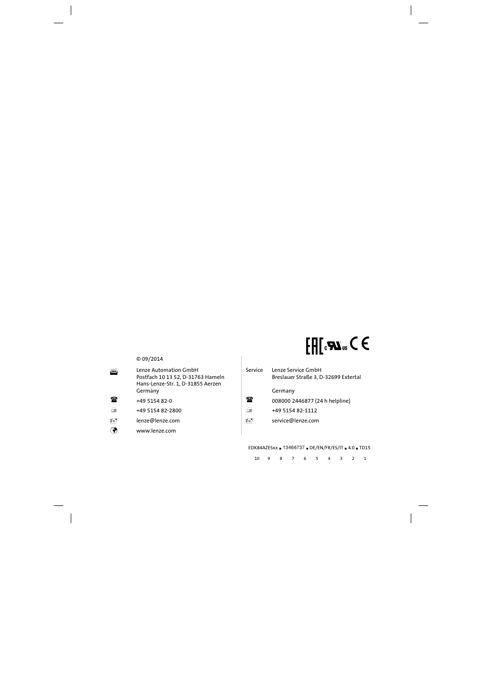 Ã m q | Lenze E84AZESR Mains filter-RFI filter 42-96A User Manual | Page 120 / 120
