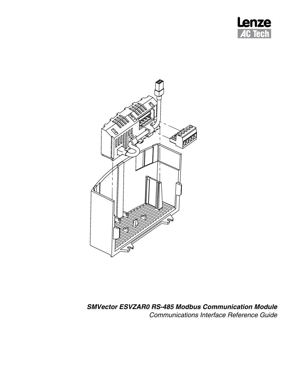 Lenze ESVZAR0 RS-485 User Manual | 33 pages