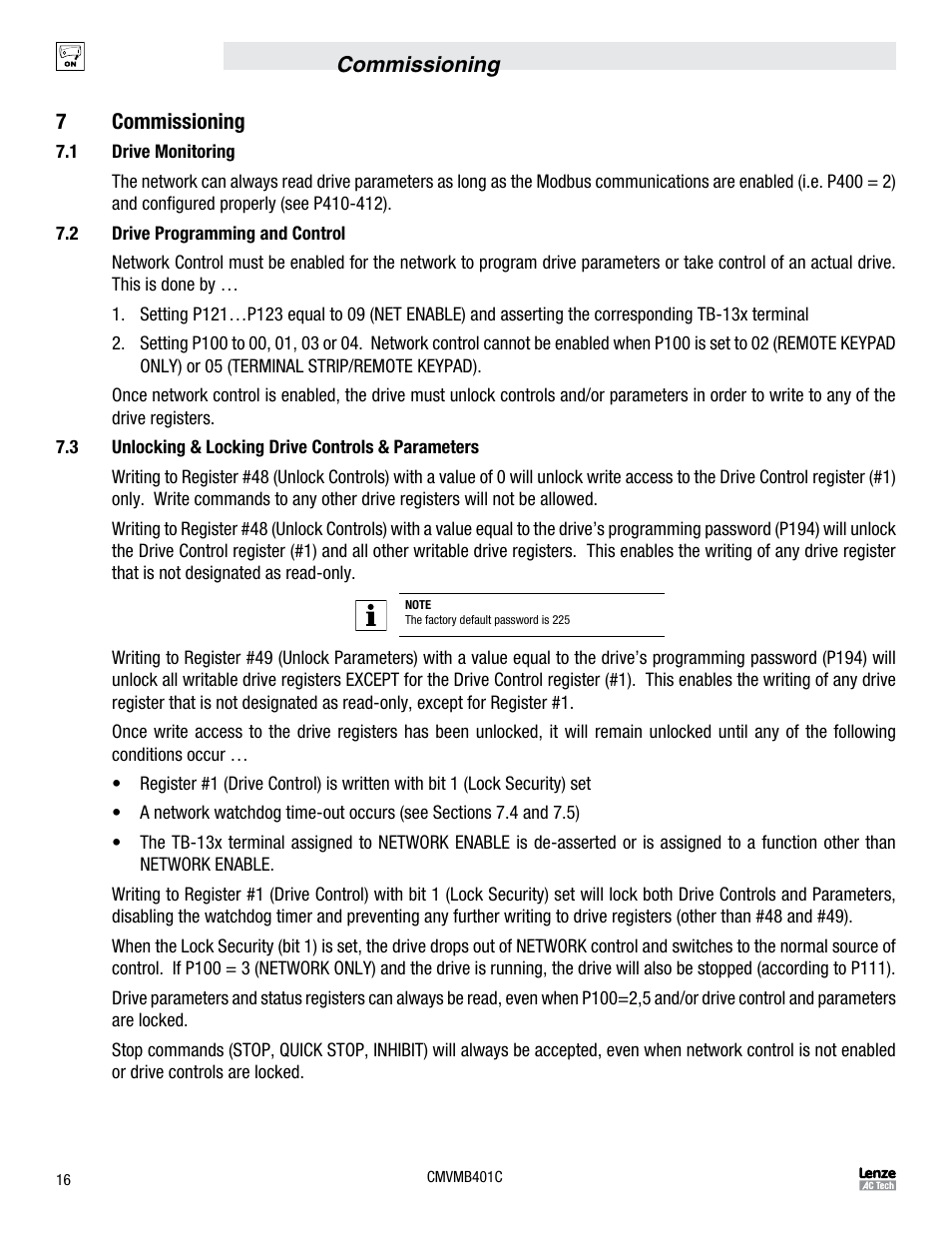 Lenze ESVZAR0 RS-485 User Manual | Page 18 / 33