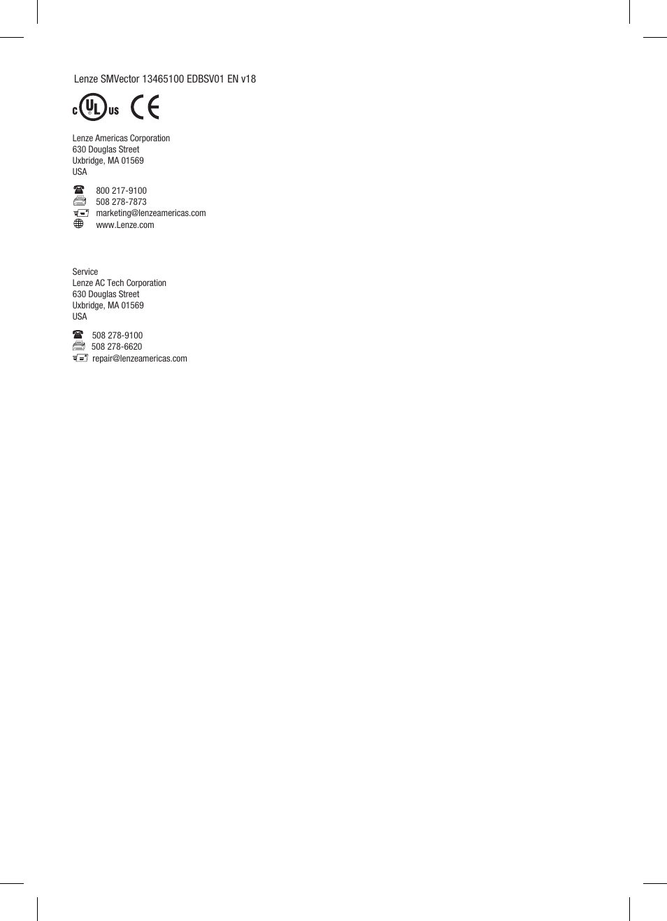 Lenze ESV SMV frequency inverter User Manual | Page 66 / 66