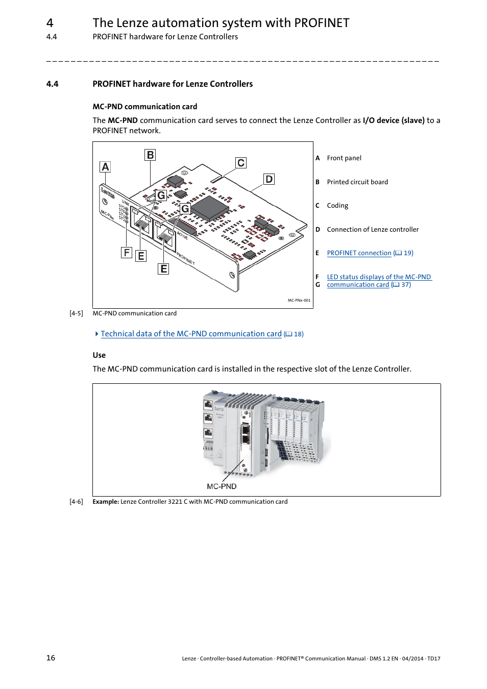 4 profinet hardware for lenze controllers, Profinet hardware for lenze controllers, 4the lenze automation system with profinet | Lenze PROFINET Controller-based Automation User Manual | Page 16 / 44